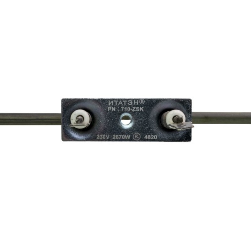 ТЭН для печей HARVIA, 2670W, ИТА, L360х300мм, прямой, клеммы под разъем, 230V (710-ZSK, HTS003HR), 2